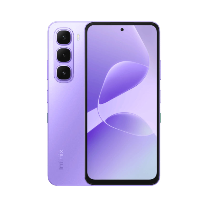 هاتف Infinix Hot 60i 4G – مساحة تخزين 128GB / رام 4+4GB، بطارية بسعة 5160mAh | بنفسجي هاتف Infinix Hot 60i 4G – مساحة تخزين 128GB / رام 4+4GB، بطارية بسعة 5160mAh | بنفسجي